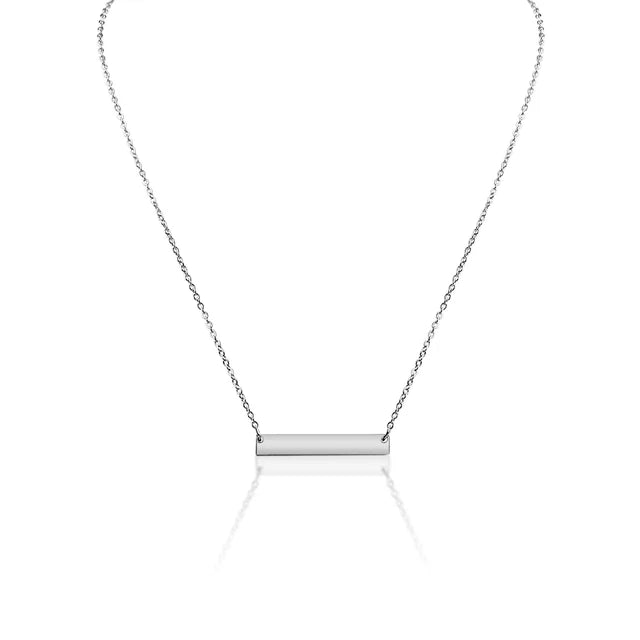 Polished Bar Necklace